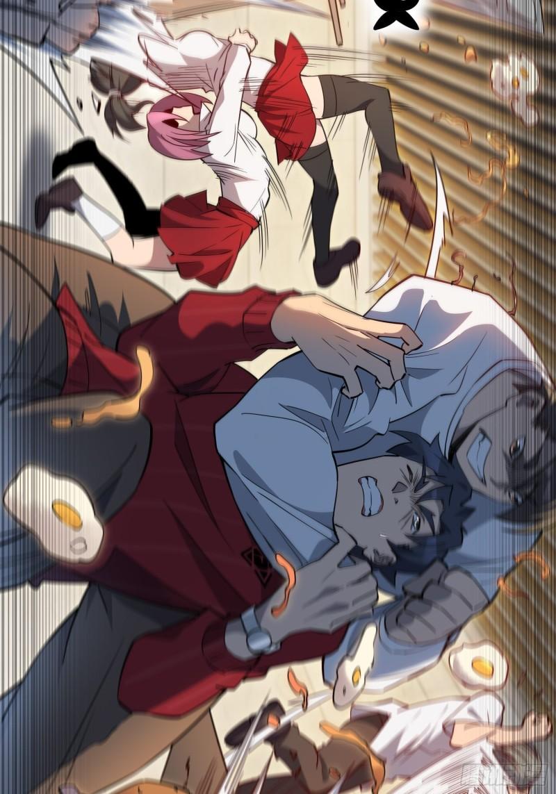 地球人实在太凶猛了~漫画,第98话 食堂大混战5图