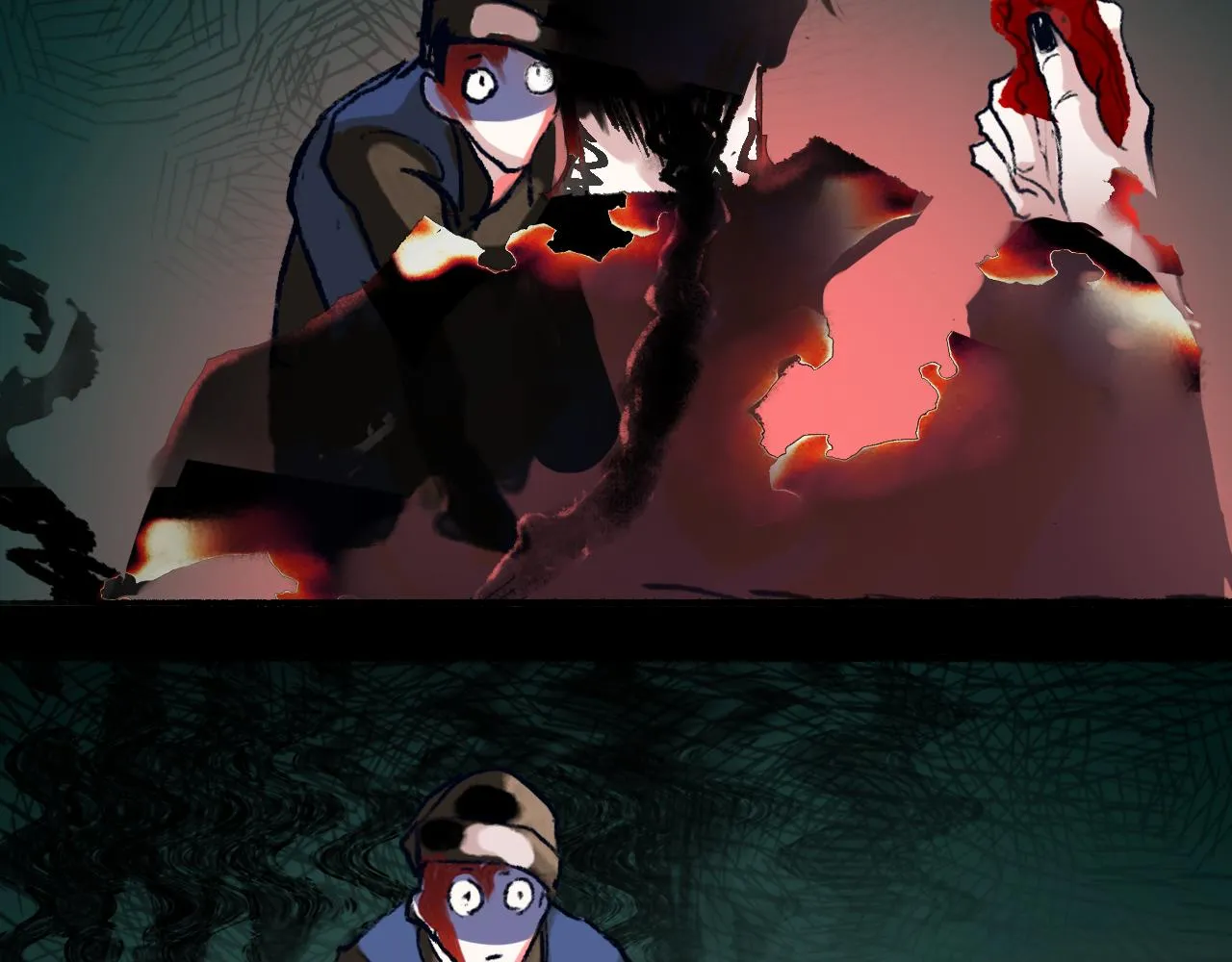 黑无常漫画,02 黑白无常4图