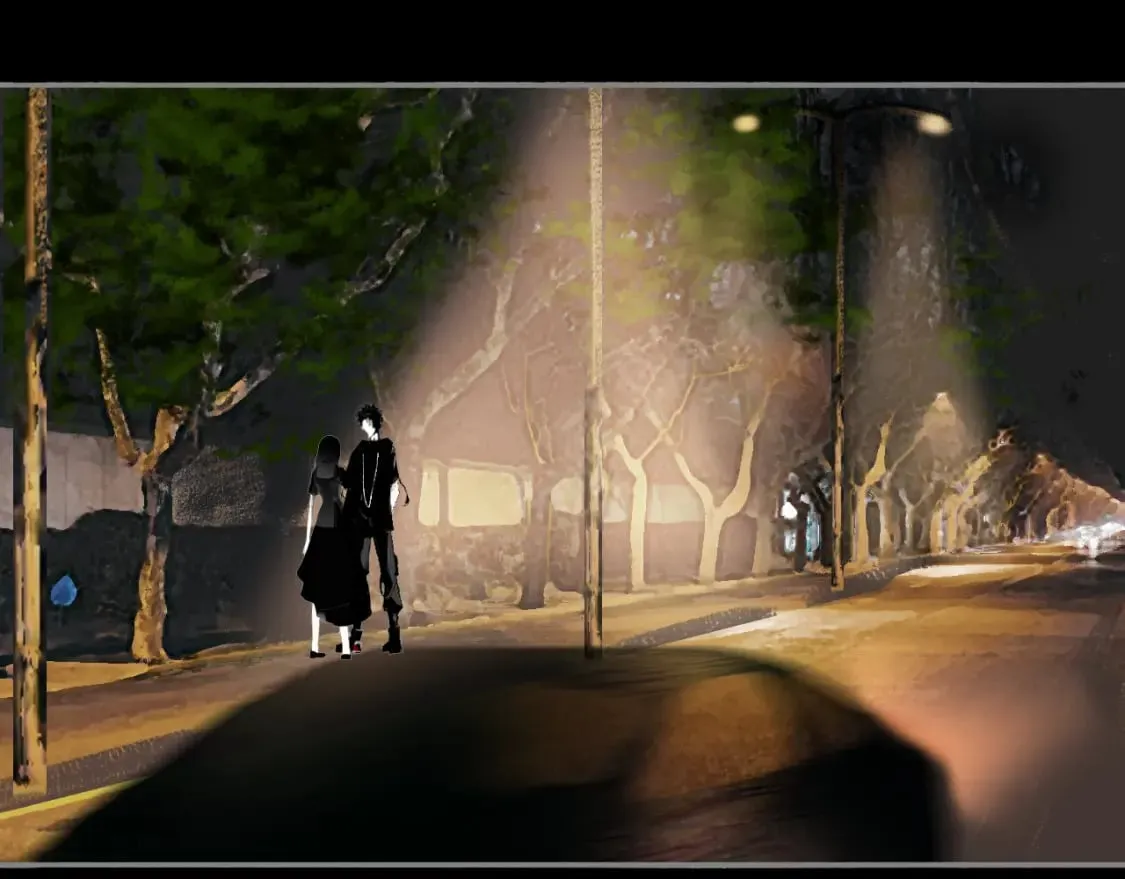 黑无常漫画,17 夜灯1图