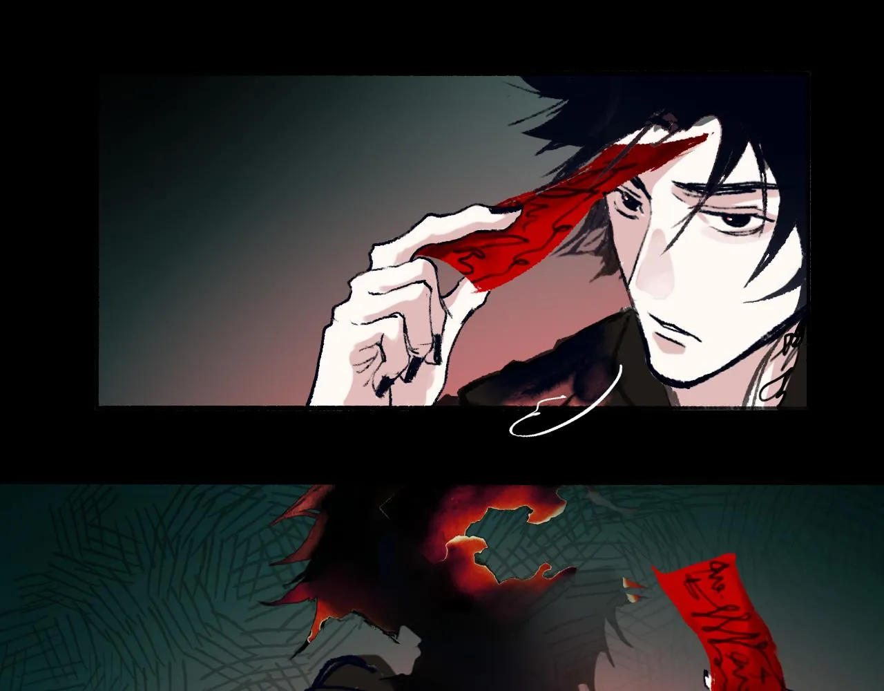 黑无常漫画,02 黑白无常3图