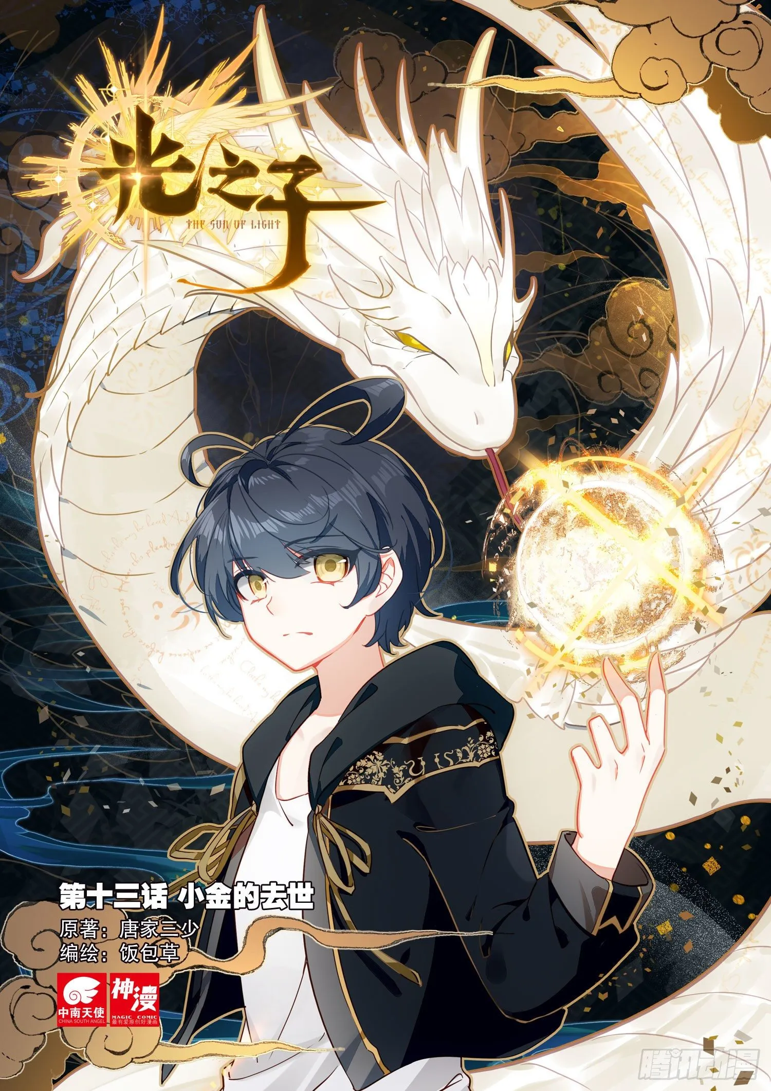 光之子外篇暗夜精灵漫画,13 小金的去世（上）1图