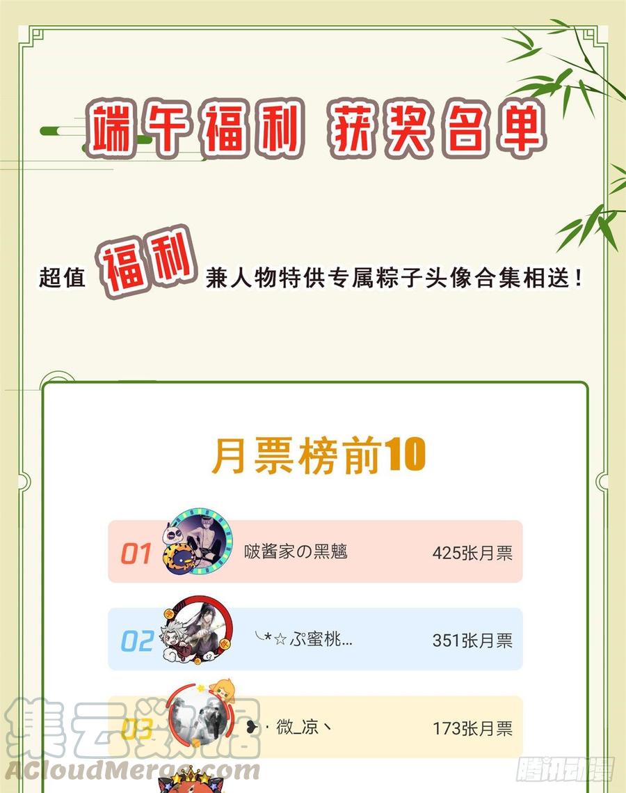 恰似寒光遇骄阳~漫画,端午活动中奖名单1图