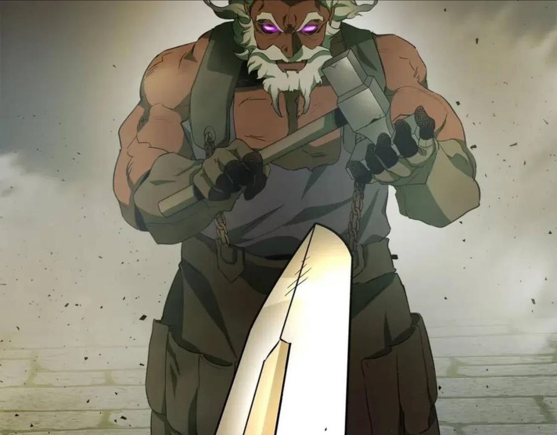 与神一同升级~漫画,第28话 宙斯之盾1图