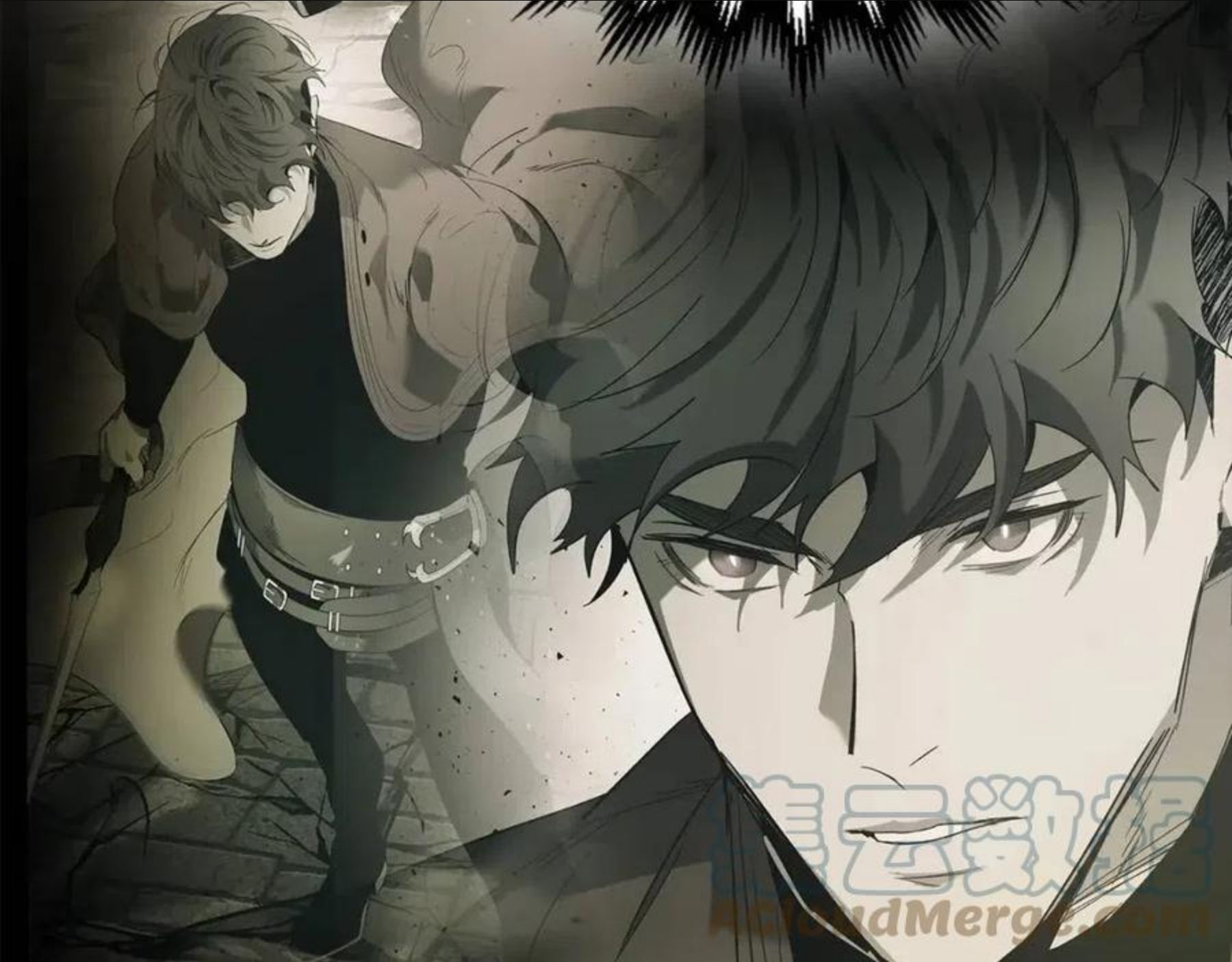 与神一同升级~漫画,第31话 黑夜剑5图