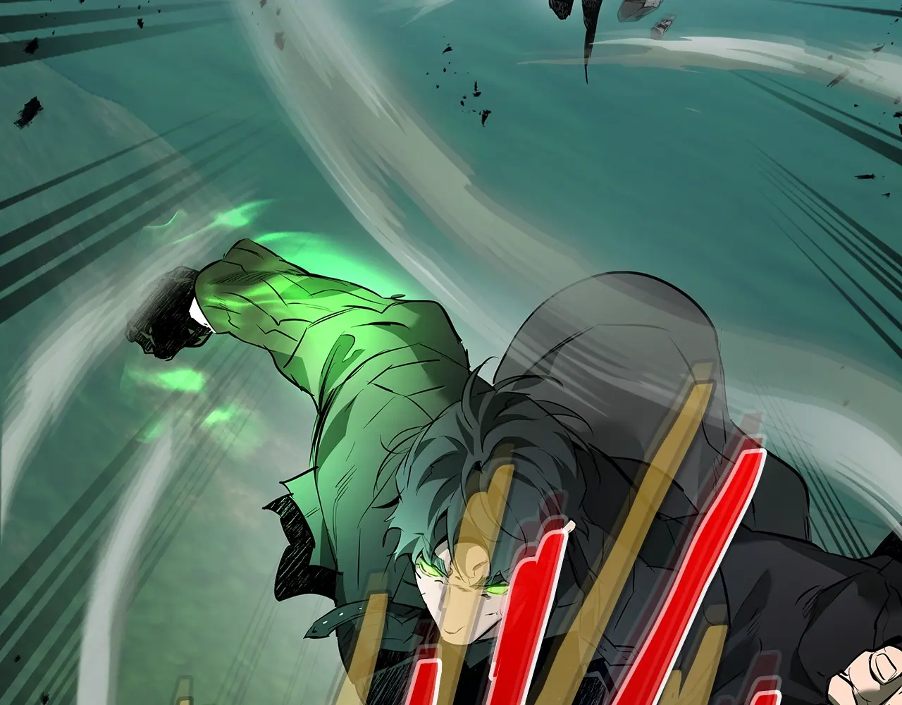 与神一同升级~漫画,第100话 三角铁5图