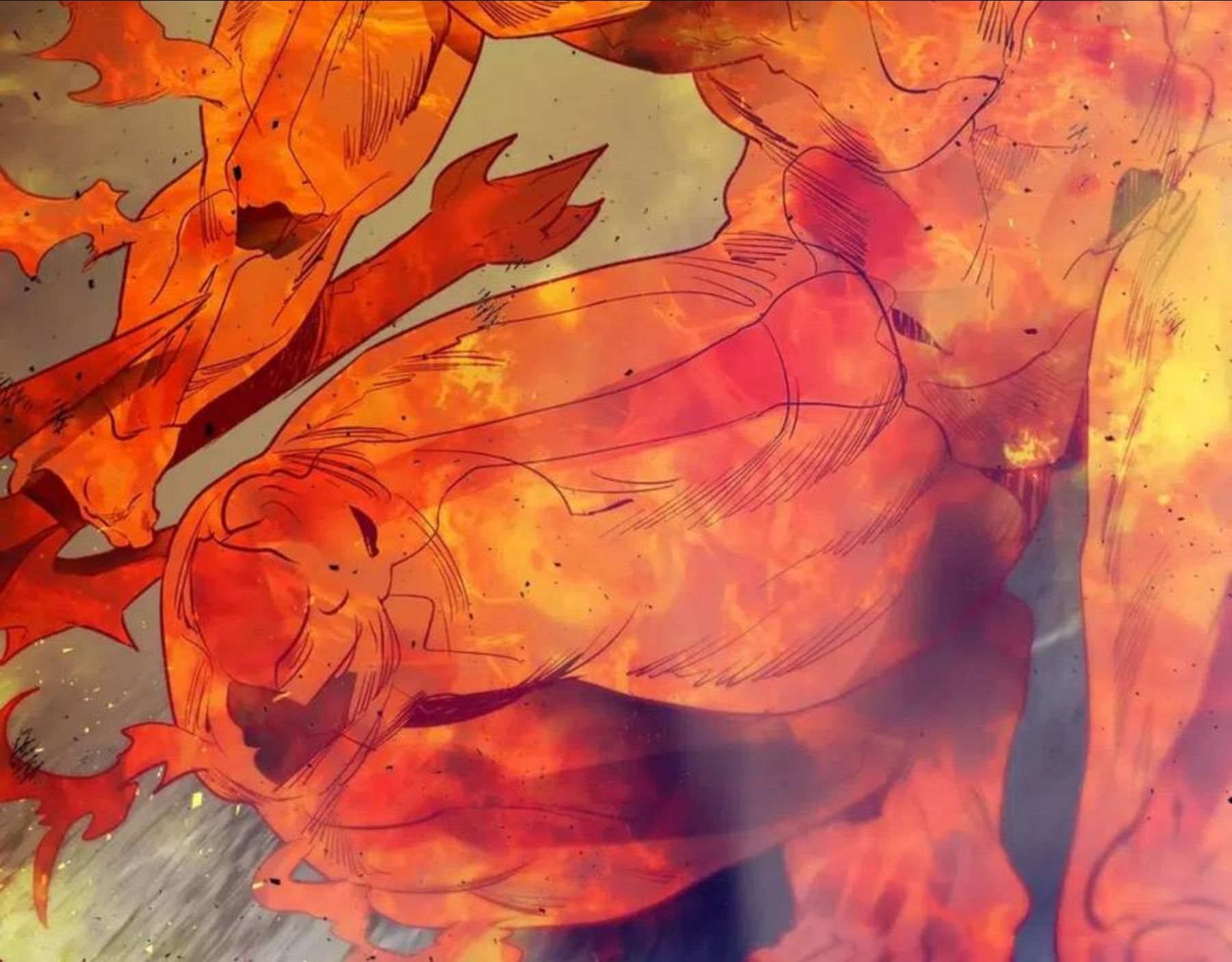 与神一同升级~漫画,第14话 焚身之战4图