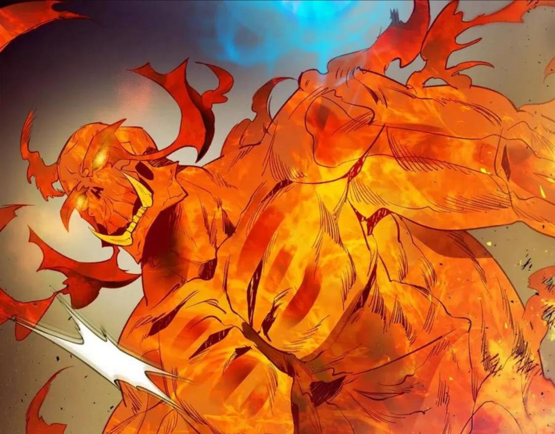 与神一同升级~漫画,第14话 焚身之战3图