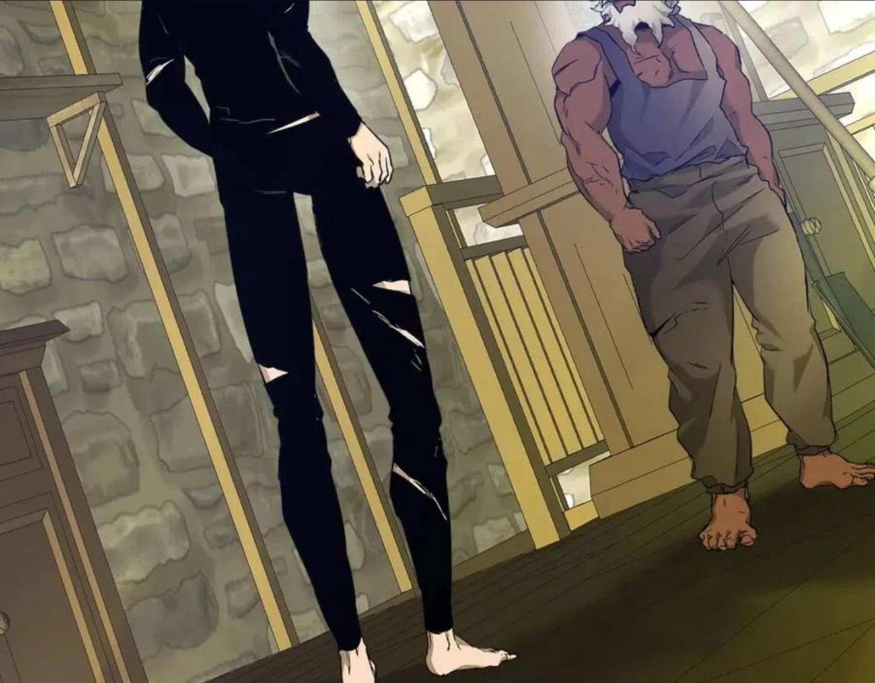 与神一同升级~漫画,第31话 黑夜剑3图