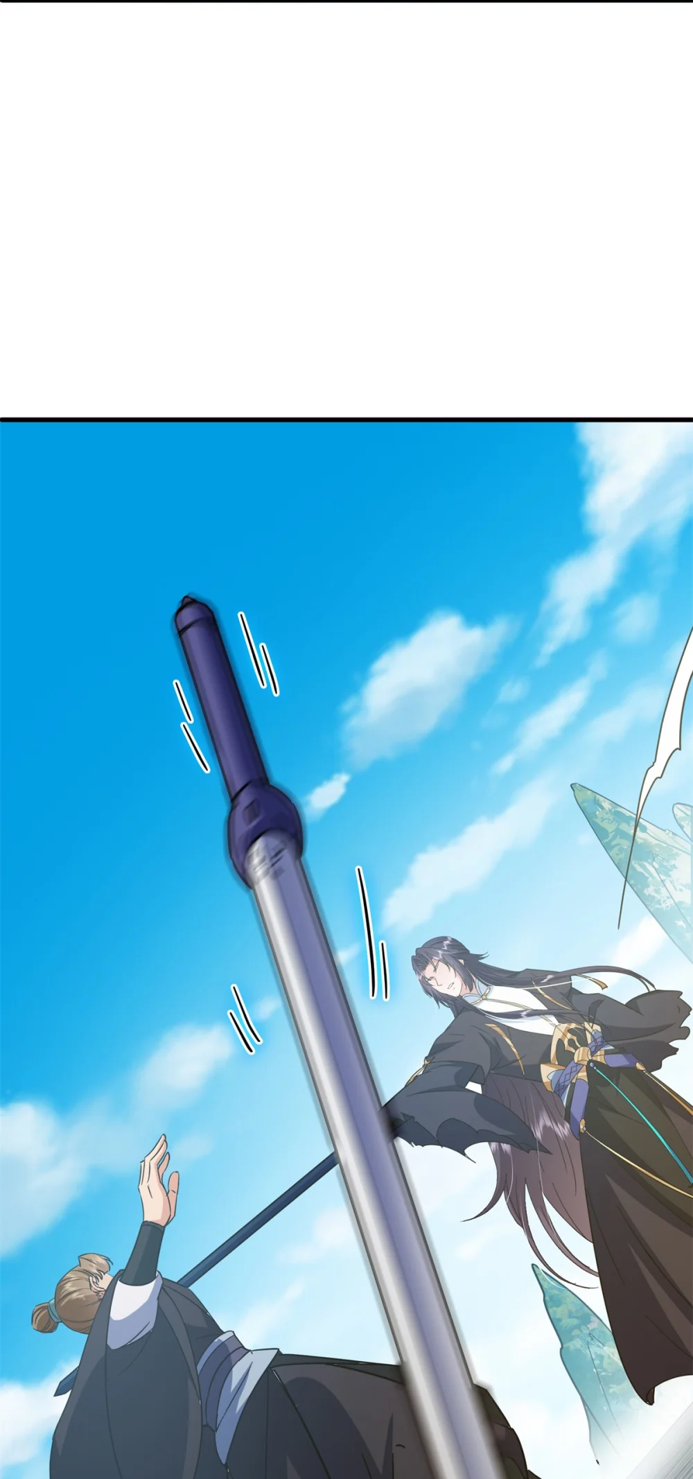 掌门低调点~漫画,316 我的剑居然歪了？3图