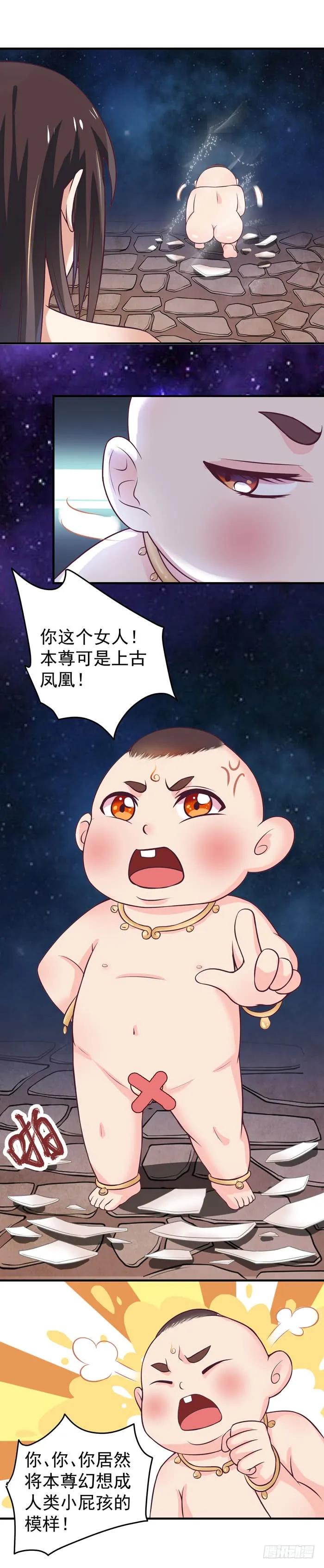 鬼医凤九2漫画,圆嘟嘟的小凤凰？3图