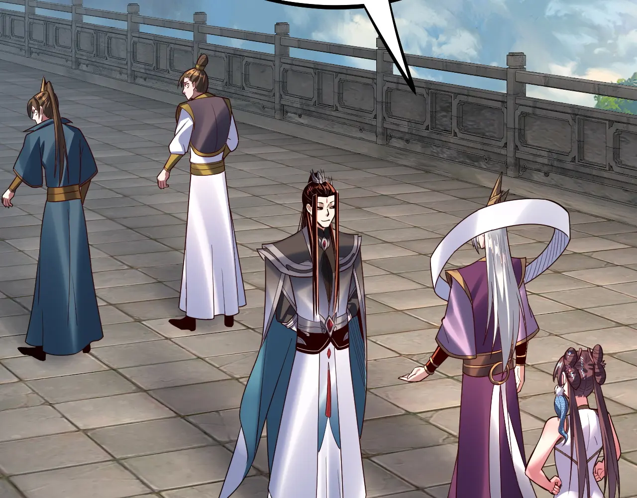 我！天命大反派~漫画,第132话 失了智1图