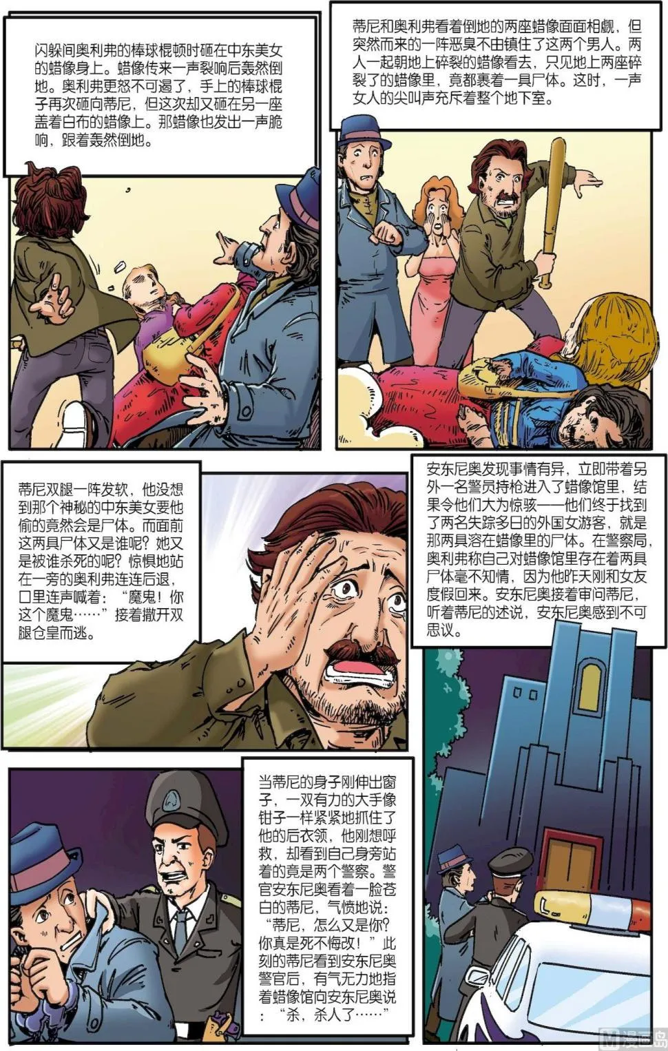 古今中外故事汇漫画,第036话 佛罗伦萨恐怖蜡像馆悬案3图