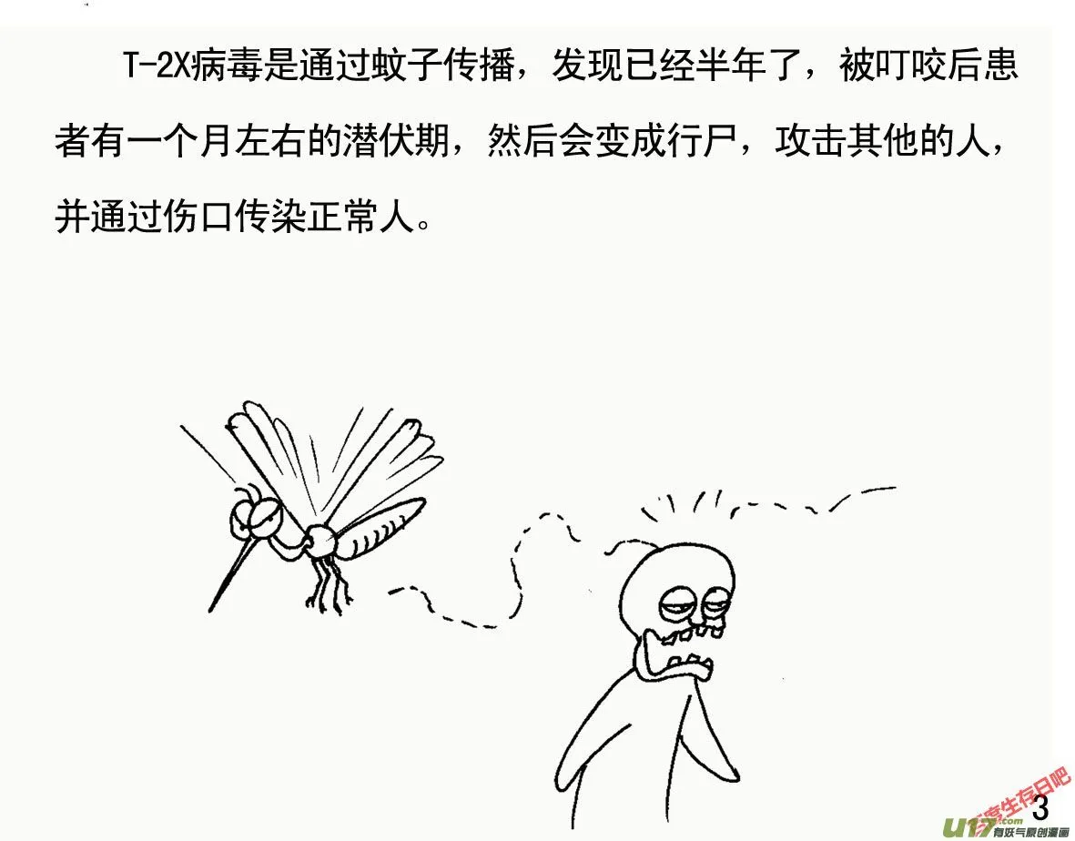 生存日漫画,（第一季）１病毒来袭3图