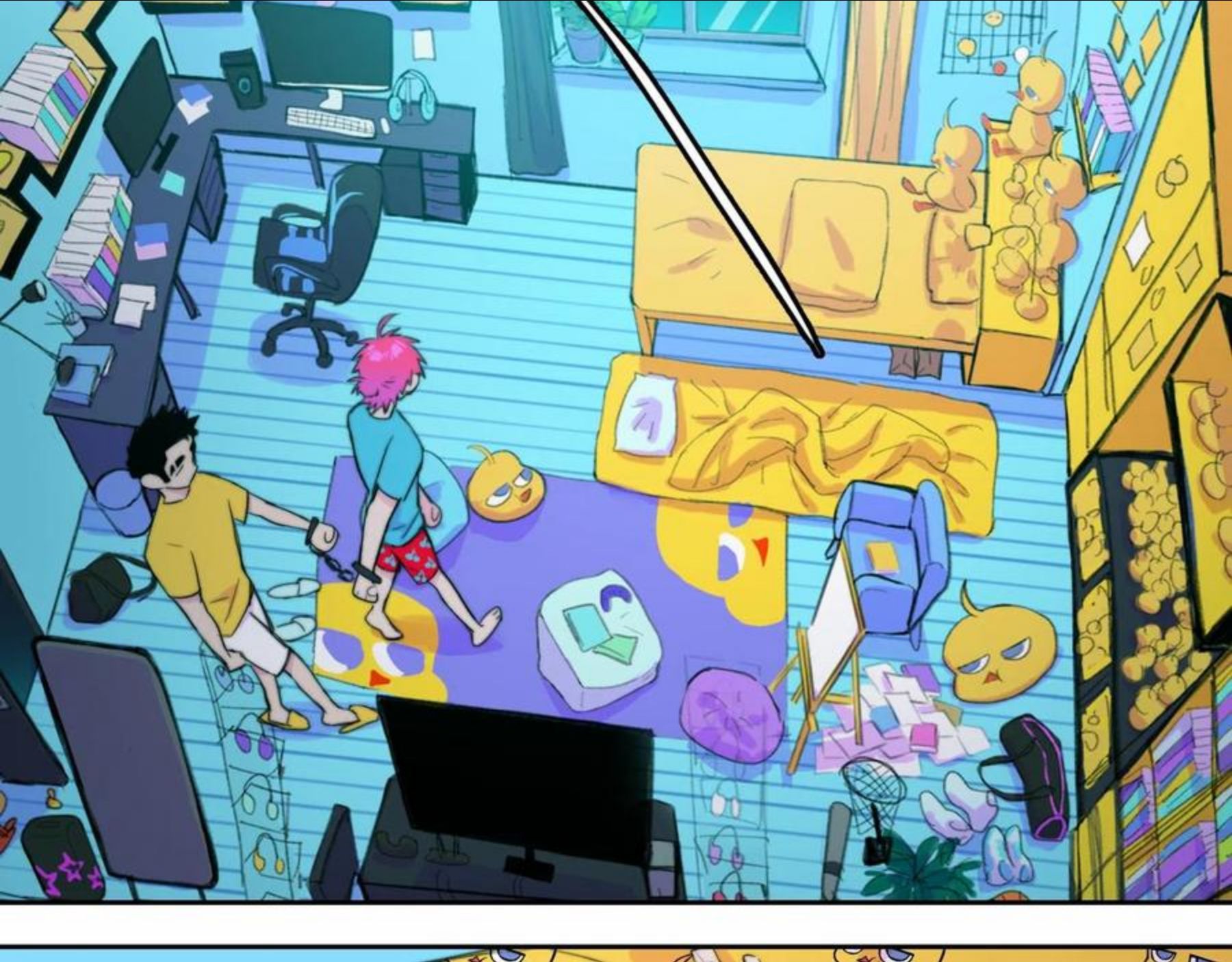 硬核一中人物介绍漫画,第72话 将阳表演小课堂2图