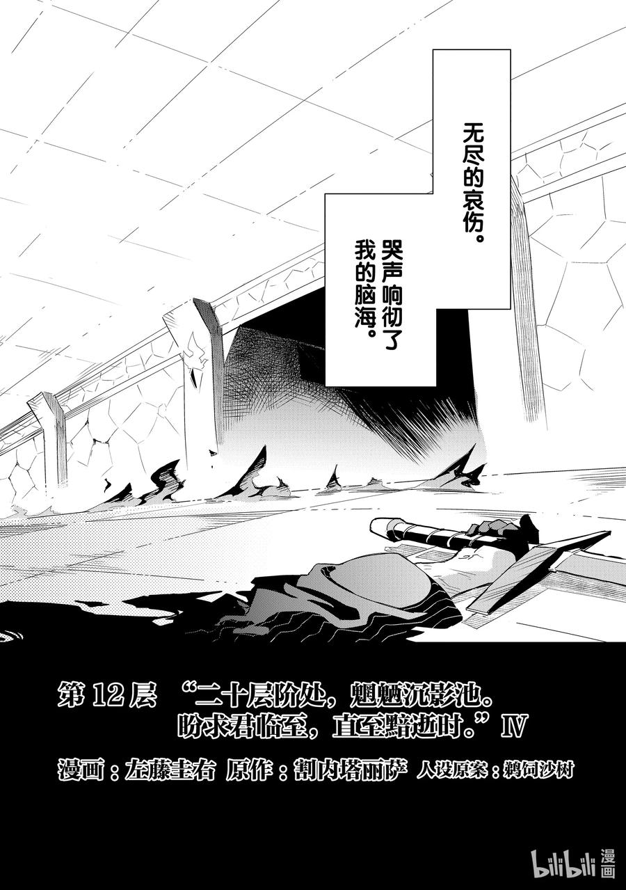 第12层 “二十层阶处，魍魉沉影池。盼求君临至，直至黯逝时。”1