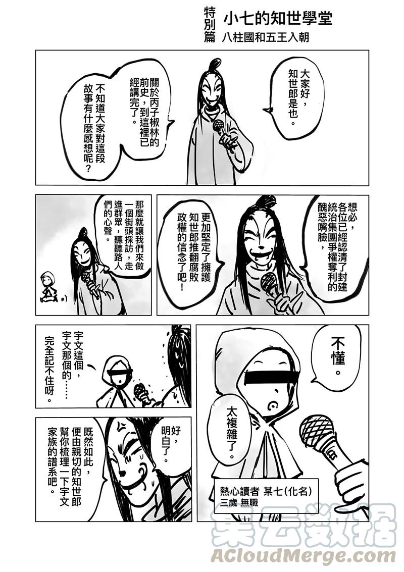 镖人第二季什么时候出漫画,番外8 小七的知世学堂 八柱国和五王入朝1图