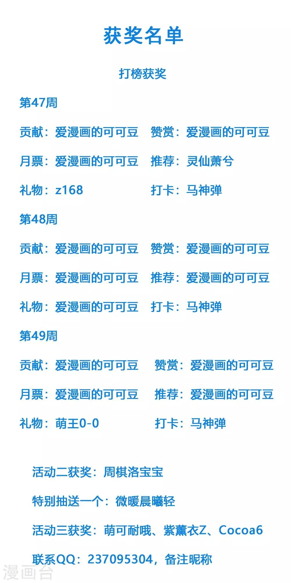 12月9日获奖名单0