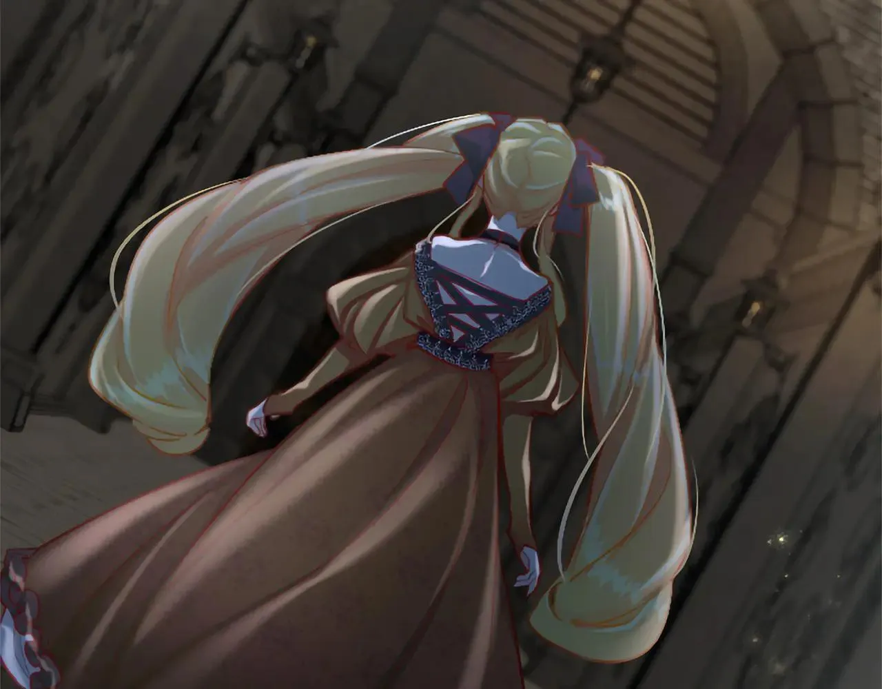 黑化吧！圣女大人漫画,第117话 我的女神1图