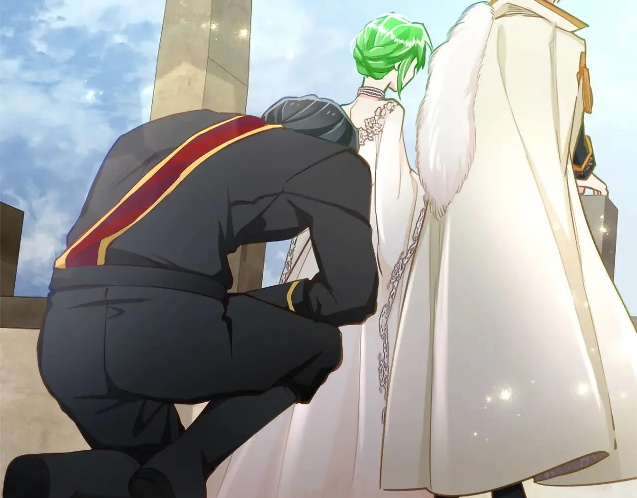 黑化吧！圣女大人漫画,第117话 我的女神1图