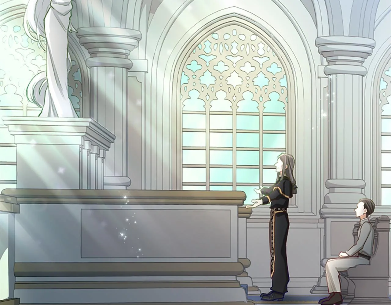 黑化吧！圣女大人漫画,第111话 权利的诱惑1图