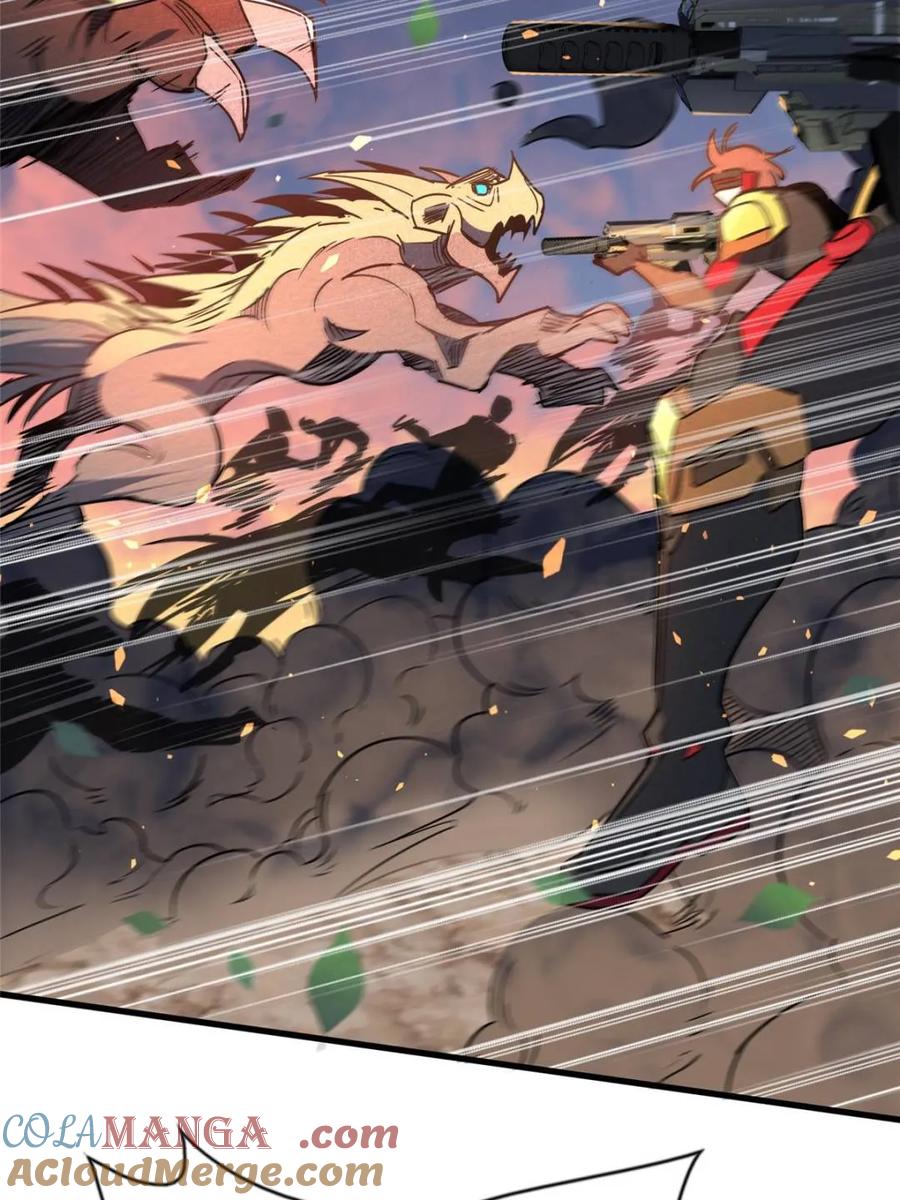 地球人实在太凶猛了~漫画,第307话 不一样的兽潮2图