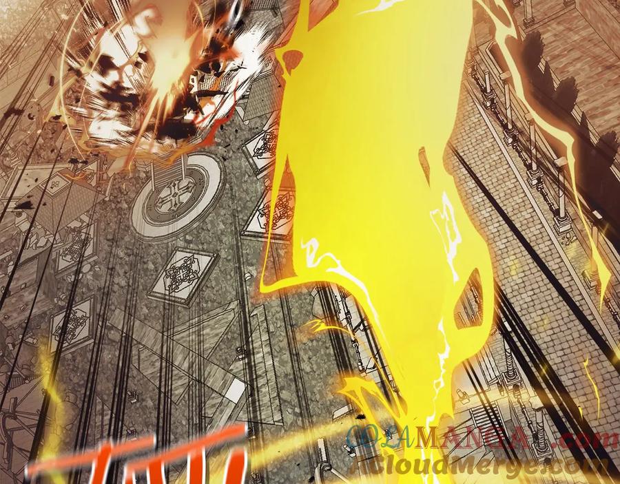 与神一同升级~漫画,第123话 宙斯的雷电5图