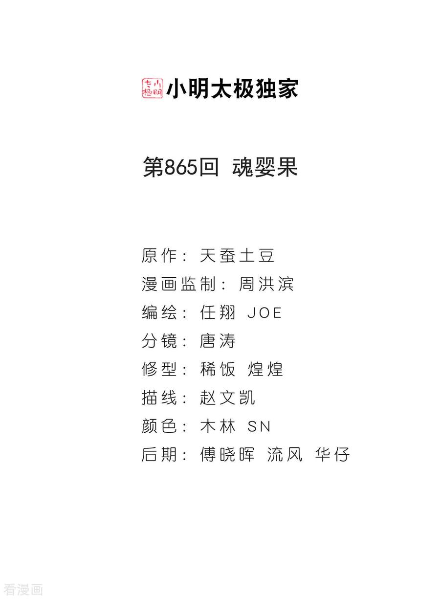 斗破苍穹160集漫画,第865话 魂婴果2图