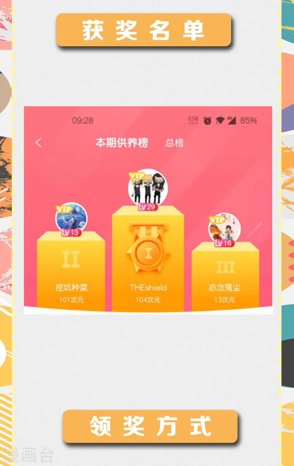 解离妖圣漫画,8月供养活动中奖名单2图