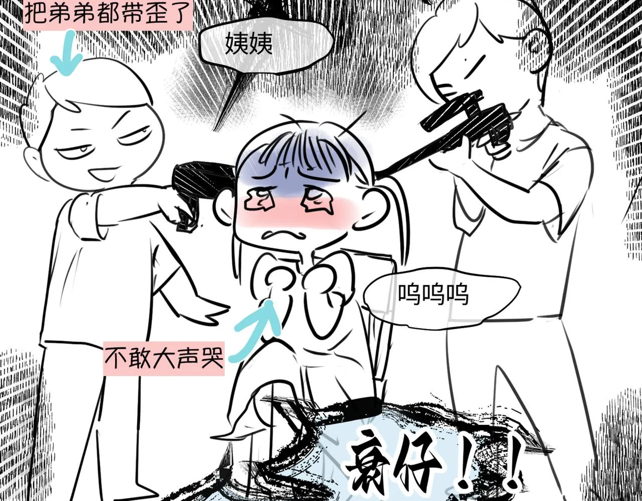 第一次做妈妈漫画,216.兄弟间来了个小女孩1图