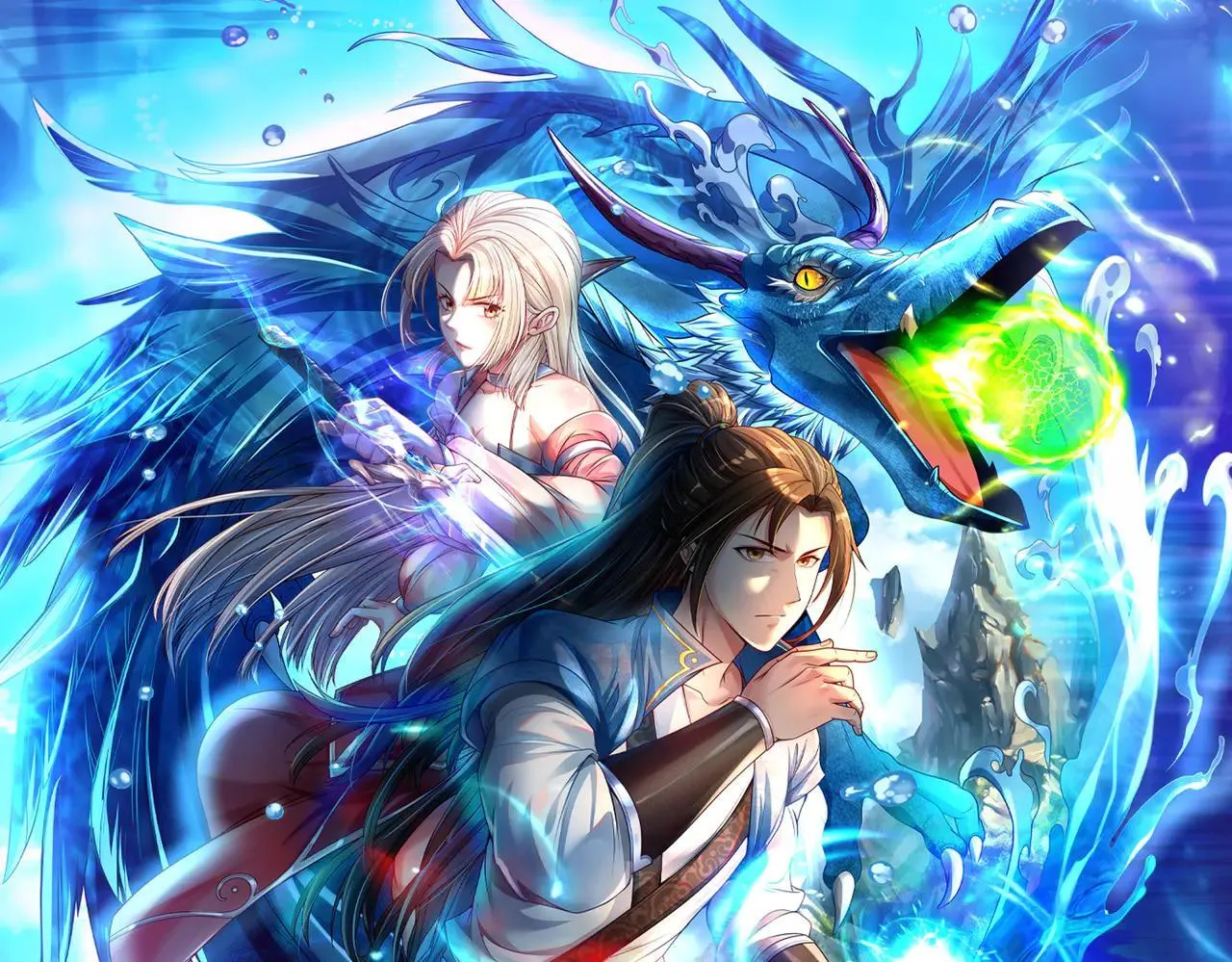 我可以无限顿悟白墨的女主角漫画,第226话 都给你们炸了1图