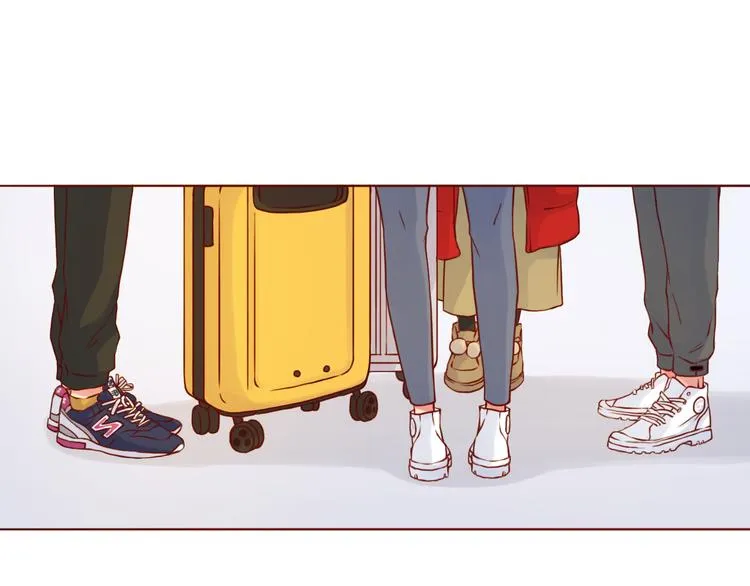 恋爱禁止的世界漫画,第42话 初雪那天4图