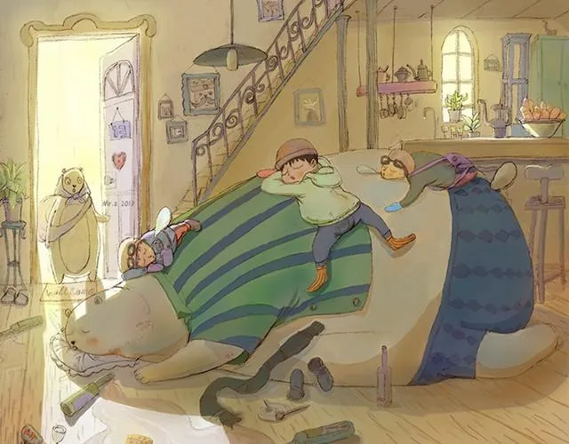 每日片仔癀分析漫画,儿时的自己1图