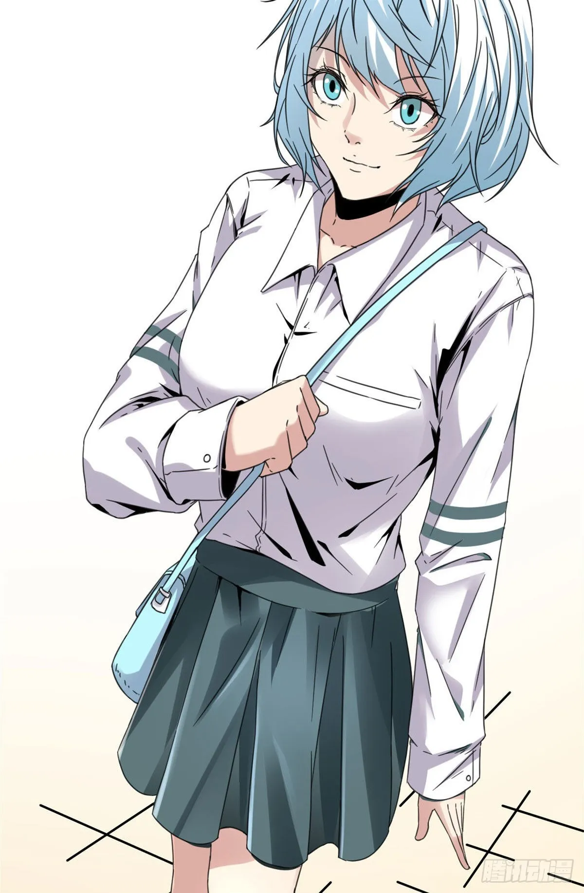 我的影子会挂机漫画,08 进入五维世界1图