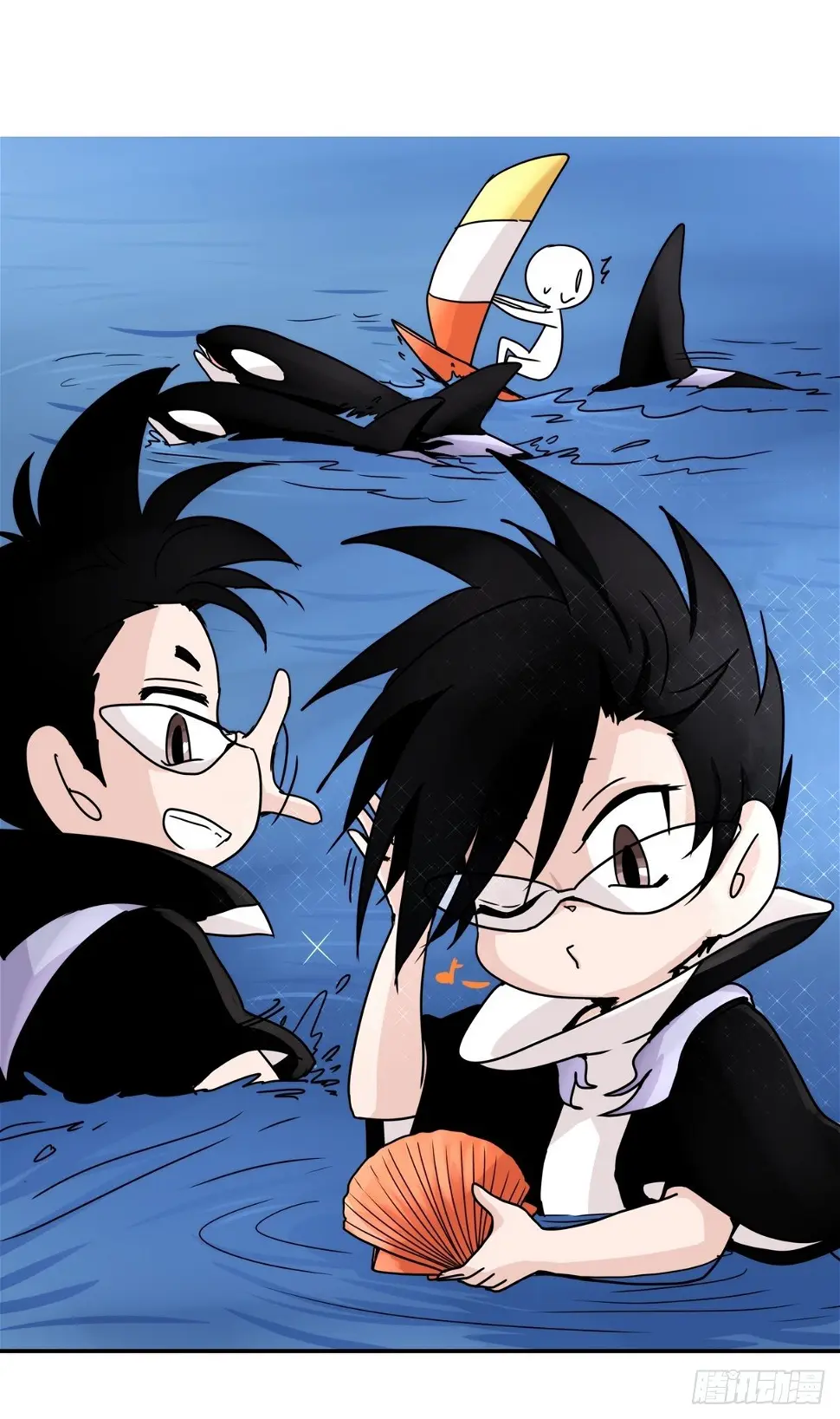 金华至江西望仙谷旅游攻略漫画,虎鲸篇：这些杀手不太冷081图