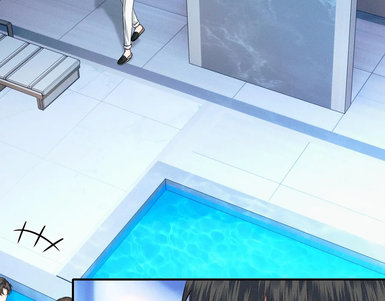 你却爱着一个他~漫画,第61话 泳池争吵误会升级1图