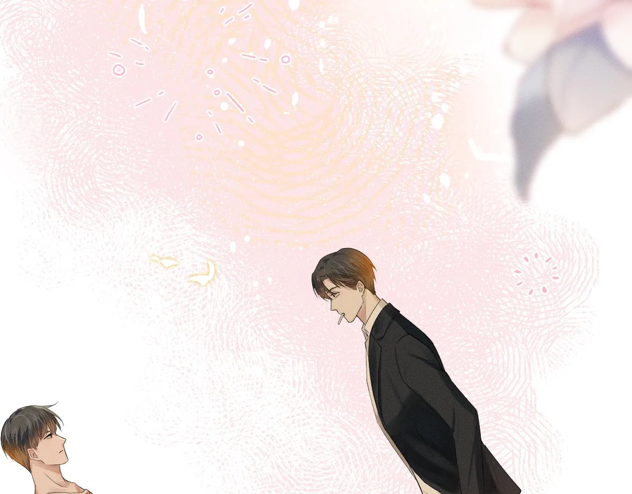 你却爱着一个他~漫画,第1话 对他一见钟情了4图