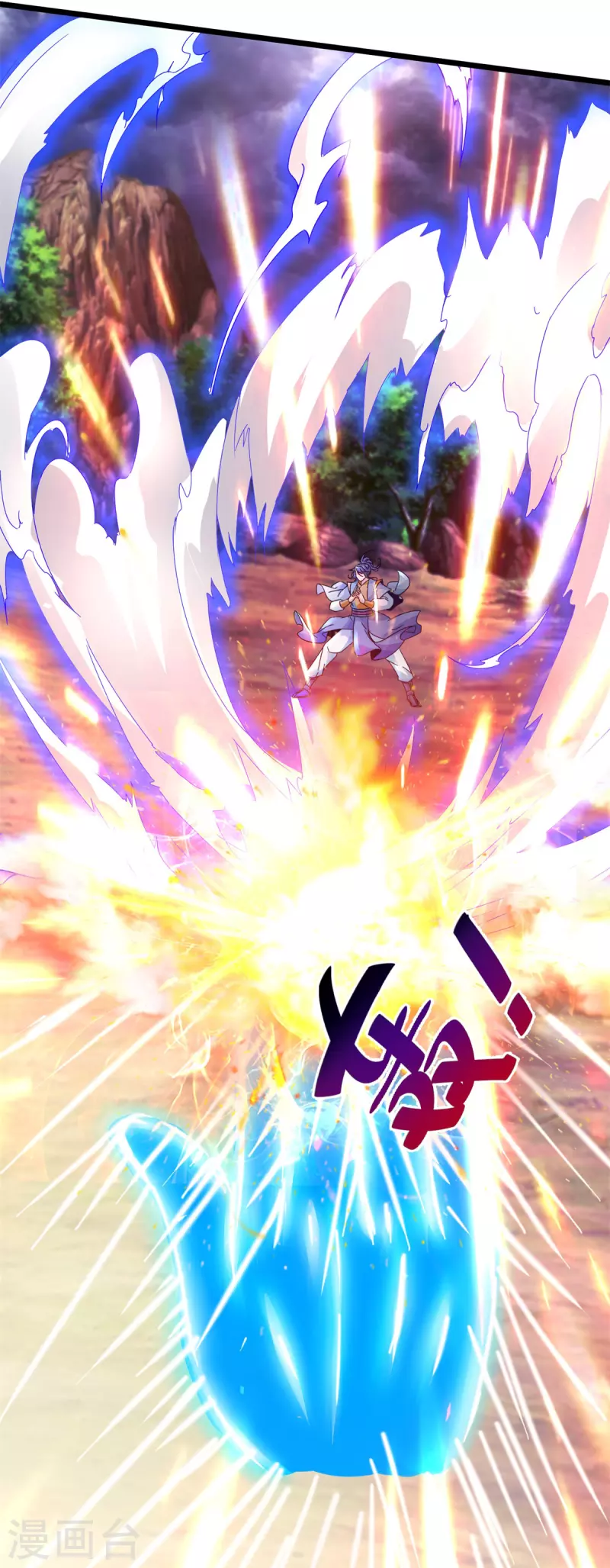 神魂武帝漫画,第155话苦战三长老2图