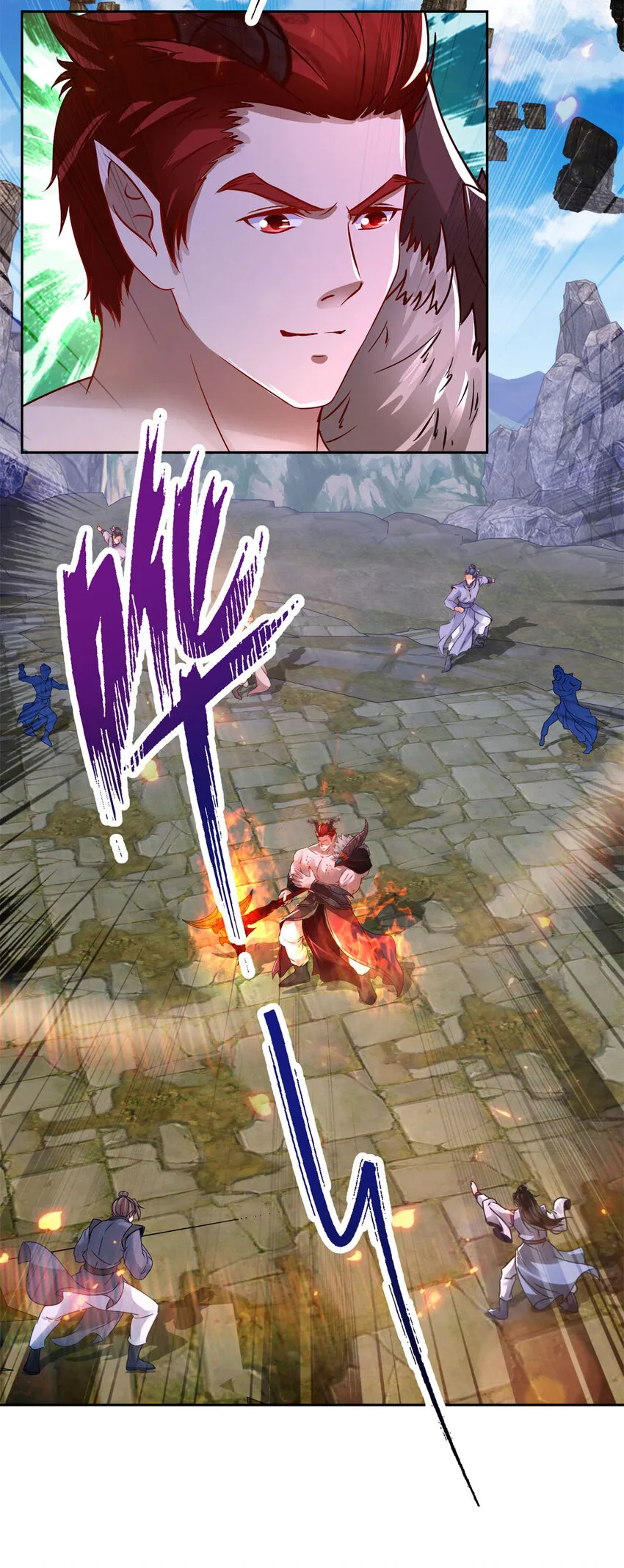 神魂武帝漫画,第304话 山河与日月5图