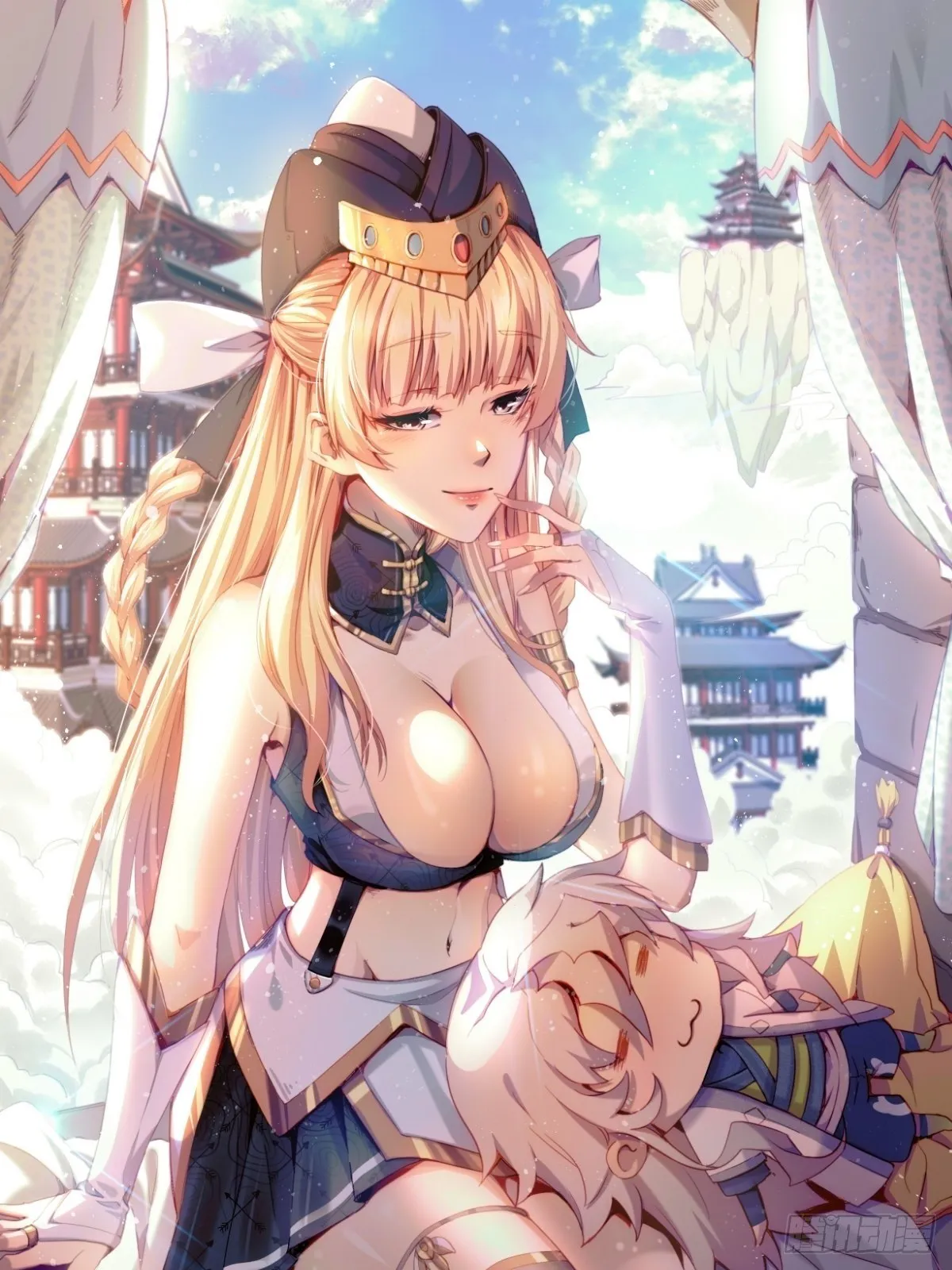 万人之上漫画,第8话 神石补台阶1图