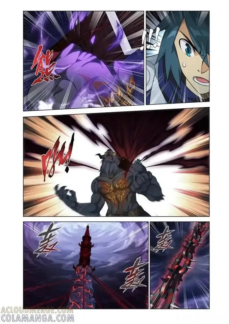 斗破苍穹160集漫画,第623话 477 魂塔3图