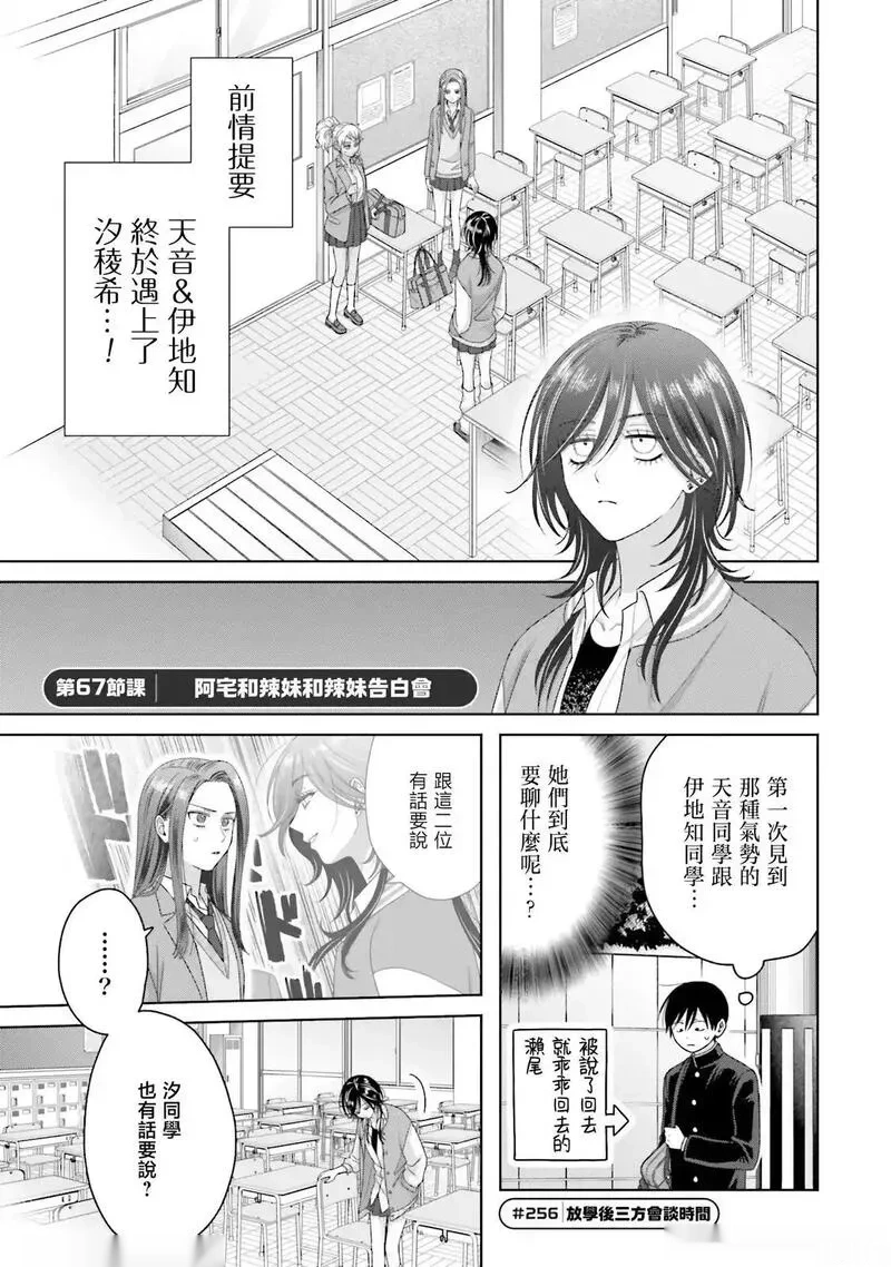 没有辣妹会对阿宅温柔!?~漫画,第67话1图