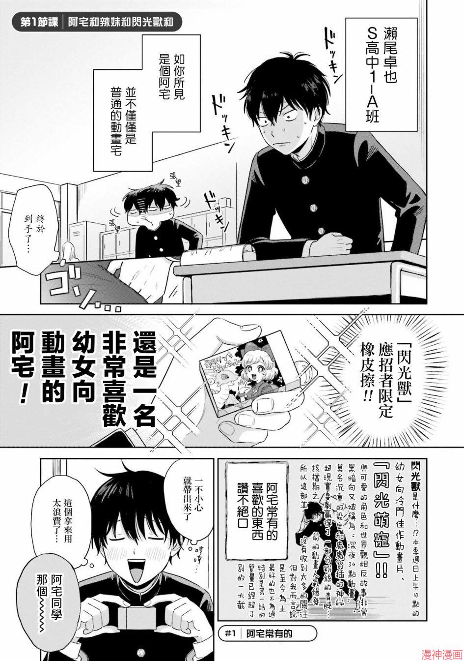 没有辣妹会对阿宅温柔!?~漫画,第01话5图