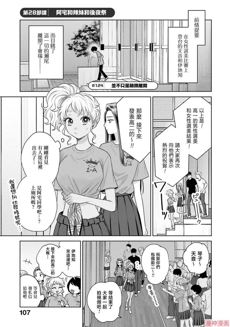 没有辣妹会对阿宅温柔!?~漫画,第28话1图