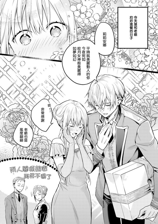 受到记忆丧失的伯爵大人的溺爱 这是虚假的幸福吗？漫画,第7.1话3图