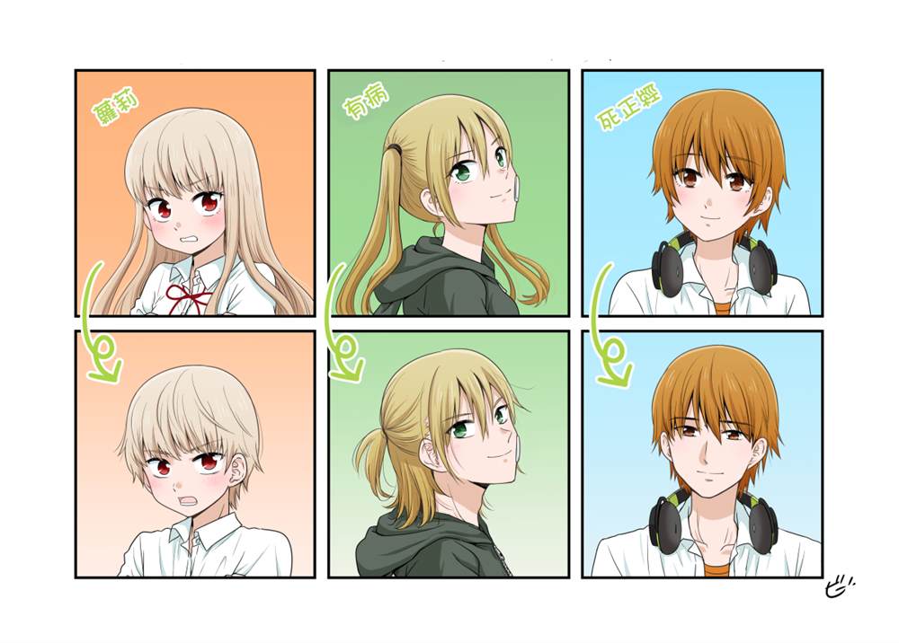 女高中生的虚度日常免费漫画,男高日常3图