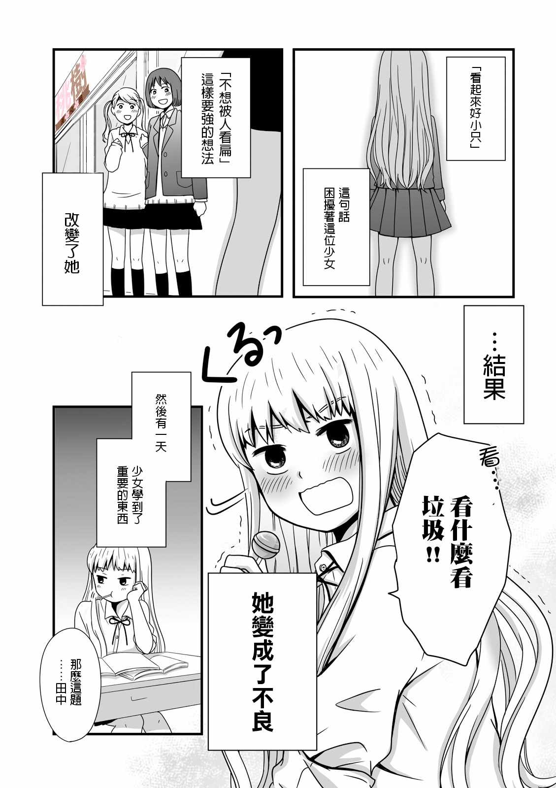 女高中生的虚度日常免费漫画,第8话1图