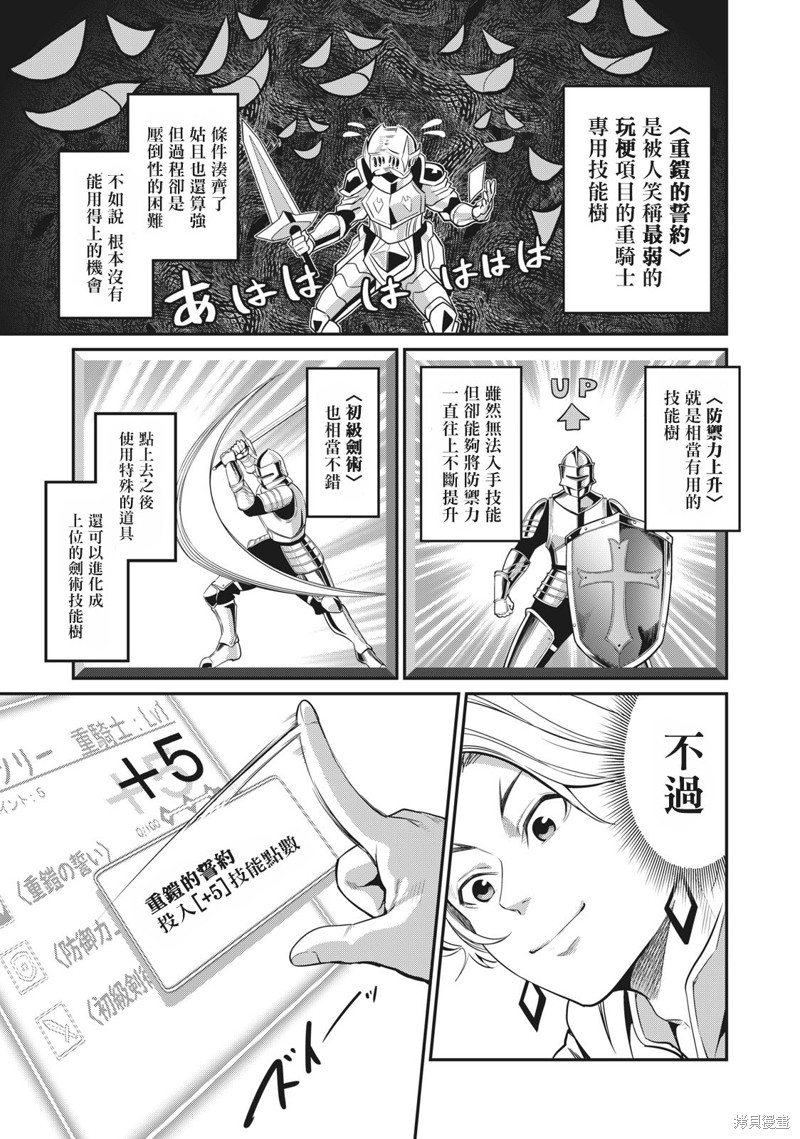 被追放的转生重骑士用游戏知识开无双漫画,第1话1图