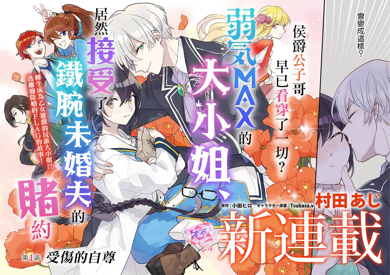 弱气MAX的大小姐、居然接受了铁腕未婚夫漫画,第1话2图