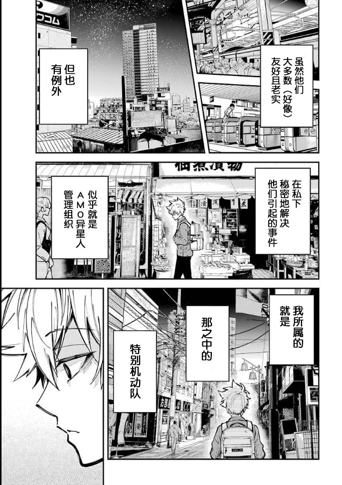 东京异星人漫画,第3话1图