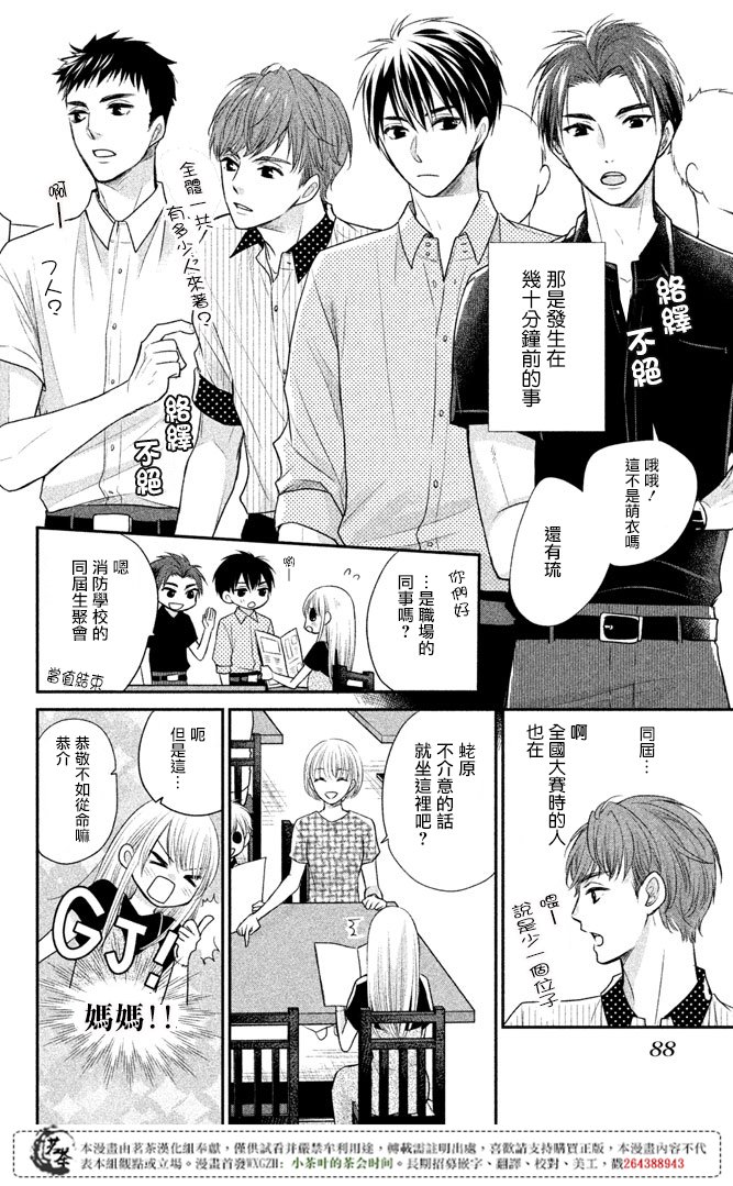 萌系男友是燃燃的橘色演员表漫画,第15话4图